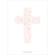 Floral Lace Cross Baptism Invitations Image 2 of 5